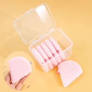 6pcs/Set Triangle Shaped Large Size 70x65mm Makeup Sponge For Loose Powder & Setting, Double Usage W