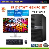 Dell Workstation PC Set / PC Only i3/i5/i7 Xeon Desktop [ Refurbished ]
