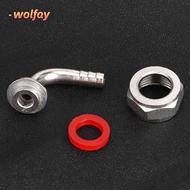YOLANDA Beer Line Connector Kit, Hex Nut Barb Connector Keg Coupler Fitting, Practical Home Brewing 