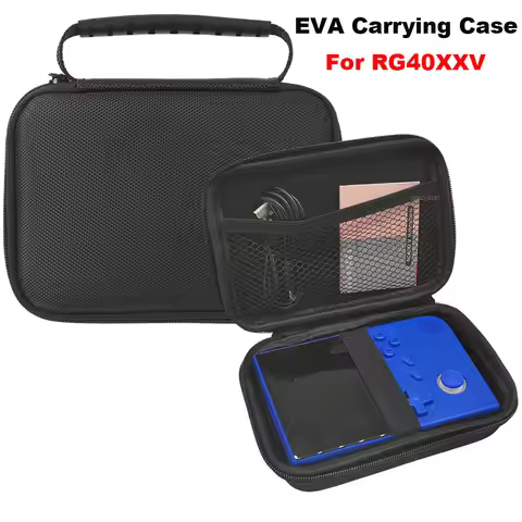 EVA Carrying Case For Anbernic RG40XXV Game Console Handbag Travel Portable Storage Hard Bag for RG4
