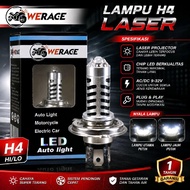 H4 LASER D2 Laser 2-color Motorcycle Headlight
