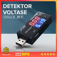 KEWEISI USB Charger Power Current Voltage Tester Detector 3-20V 0-3A - KWS-10VA Original 99 Square