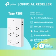 TP-Link Tapo P306 | 9-in-1 Smart Wi-Fi Outlet Extender / USB Fast Charging / Voice Control | itw