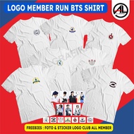 BTS LOGO T-SHIRT BTS RUN BTS KPOP TAEHYUNG JUNGKOOK JIMIN JIN JHOPE ARMY BANGTAN