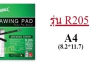 สมุดวาดเขียน ชนิดเรียบ หนา200g (R201 R202 R205 R206 R207) A2 A3 A4  เรนาซองซ์  Renaissance