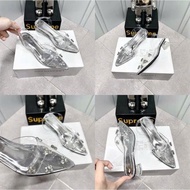 Hot trend new model 3-4p high heel studded strappy high heels S051