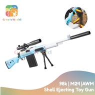 [Spot] 
 Manual type Kar 98k AWM shell ejection nerf toy for boys bolt action and shell ejection