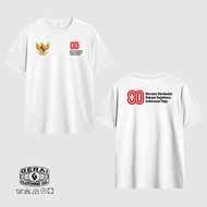 kaos hut ri 80 th indonesia / baju distro hut ri ke 80 indonesia