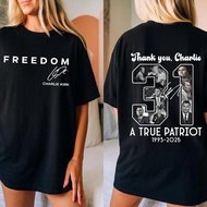 Freedom Charlie Kirk Memorial Shirt, Thank You Charlie 31 Unisex Shirt FAST SHIP