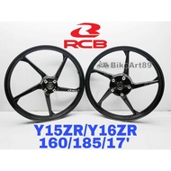 RCB SP500 Sport Rim Yamaha Y15ZR Y16ZR 160/185/17 Y16 Y15 Gloss Black Dark Bronze Accessories Motor