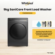 Whirlpool FWEB9012GG SaniCare 9kg Front Load Washer, 1400rpm with 2 Years Warranty