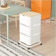 MMLLZEL Kitchen Cart Furniture Storage Rack Living Room Side Table Storage Rack Trolley (Color : D, Size : 58cm*29cm)