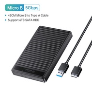 ORICO 2.5inches Hard Drive Case Type C USB 3.0 to SATA III for 2.5 Inch SSD HDD 9.5mm 7mm External H