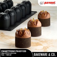 Mini Panettone Cake Silicone Mold - Panettone Pavoflex PX43113 Pavoni Italy