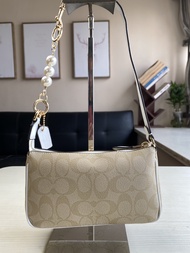 กระเป๋าสะพายข้างผู้หญิง รุ่น Classic Printed Small Mahjong Bag สีกากี 58321 ขนาด: 22 * 13 * 8 ซม