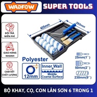WADFOW CRAFTS 6-in-1 paint tray, brush, and roller set WCB3H62