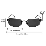 Agent Matrix Smith Hacker Empire Sun Glasses Round Face Men's Personality Style