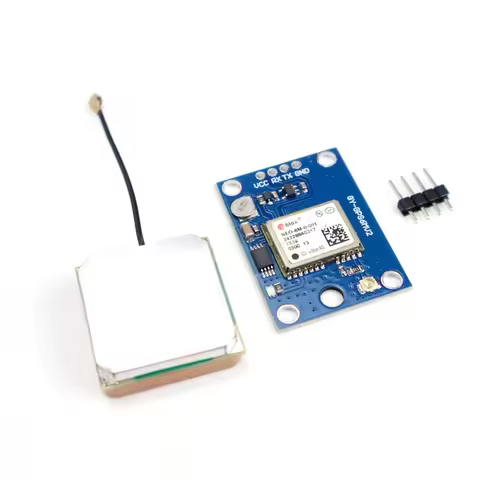 1 Pcs GY-NEO6MV2 NEO-6M GPS Module with 6M Antenna Flight Control EEPROM 3.3V-5V for Arduino APM2.5 