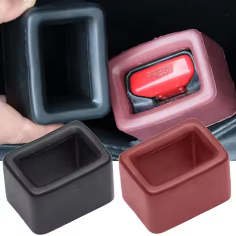 Universal Car Safety Belt Buckle Holder Silicon Buckle Protective Cover Auto Car Seat Belt Buckle Ho