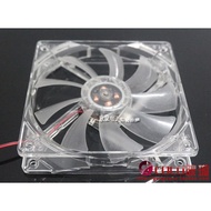Blue light casing fan 8CM/12CM cooling blue light fan 12CM silent computer power chassis CPU fan