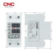 Cnc Yc6va Dual Led Display 230v Din Adjustable Over Under Voltage Current Protective Device Protecto
