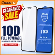 [CLEARANCE SALE]10D Full Cover Tempered Glass 9H Clear For Iphone 14 14 Plus 14 Pro 14 Pro Max 13 13