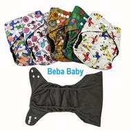 1pc PREMIUM CHARCOAL DIAPER Washable Diapers Comfy Deodorization Nappy Fast Dry Reusable Babies Newb