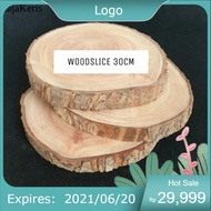 WOOD SLICE 30CM WOOD DECORATIONnatural FNX1 BF10