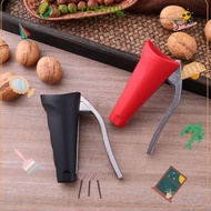 INTERESTING Pecan Nuts Clip, Black Red Funnel Shape Hazelnut Pliers, Durable Zinc Alloy Chestnut Gad