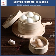 Bamboo Steamer for Siomai Steamed Buns Steamers Dimsum Siomai Bamboo Steamer 20-26cm