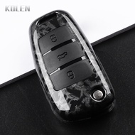 ABS Carbon Fiber Car Key Case Cover For Audi C6 R8 A1 A3 Q3 A4 A5 Q5 A6 S6 A7 B6 B7 B8 8P 8V 8L TT R