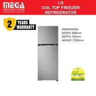 LG GT-B3303PY 335L TOP FREEZER 2-DOOR FRIDGE WITH SMART INVERTER COMPRESSOR (3 TICKS)
