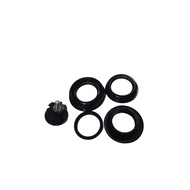 FSA ACB 44/ 56MM SEMI INTEGRATED HEADSET PLUS OS TO TAPPERED ADAPTOR BLACK