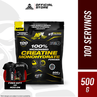 NPL 100% Creatine Monohydrate Micronized Pure Creatine Halal (150g/500g)