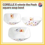 Corelle x Winnie the Pooh Square square soup bowl Set/Corelle USA set/ Winnie the Pooh Kitchen/Pooh 
