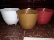 (5pcs) BIG footed garden pot / indoor pots for plants (7.5x6.5 inches)