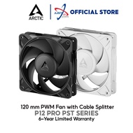 ARCTIC P12/P14 PRO PST 120mm/140MM PWM FAN WITH CABLE SPLITTER - BLACK / WHITE