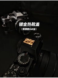 Camera Gold-plated Hot Shoe Cover Suitable For Fuji Xt5x100vi Nikon Zf Leica Olympus Copper Dust Cover