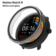 Glass+Hard PC Watch Cover for Maimo Watch R GPS Smart Watch All Around Coverage Protective Bumpers for Maimo R Watch
