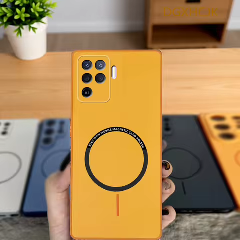 For OPPO Reno5 Lite Case Oppo F19 Pro Phone Case oppo A94 4G Cover Reno5 F 5F Shookproof Color magne