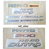 TERMURAH Stiker Hino 300 dutro 110 sd / Stiker dutro 110sd / stiker