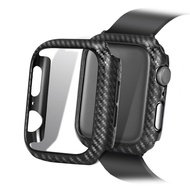 Cover For Apple watch case 44mm 40mm iWatch 42mm 38mm Carbon fiber Protector Bumper Apple watch seri