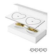 1 Set Permanent Bracelet Kit Includes 2 Bracelets 4 Heart Buttons 2 Pliers Forever Jewelry Making To