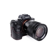 Camera Genuine Leather Camera Half case Cover Bag for Sony A7R3a A7Riii A9 A7R3