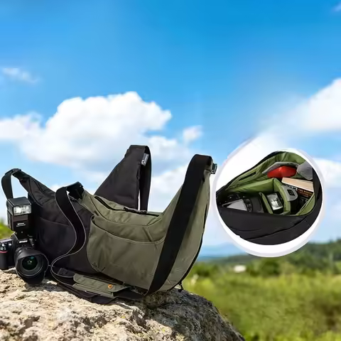 Lowepro Passport Sling Crossbody Camera Bag Men's Lightweight Single Shoulder Photography Bag for DS