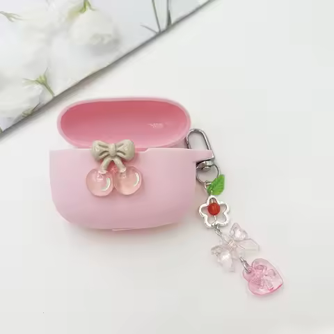 flower/fruit Cover For honor Choice Earbuds X7 Lite /X7Lite X7e /TiinLab S7 X7i /LCHSE 2 Pro Silicon