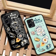 HP Acrylic Softcase Glass Case CAMERA PROTECT [K114] for Oppo Y15S | Cute Case | Vivo Y15S Case | Ca