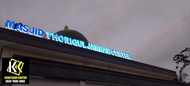 Jual Letter Timbul Akrilik Huruf Timbul Untuk Masjid Signage Letter Akrilik Led