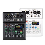 ❖▨✔ ┇✣☂Small G4 new Bluetooth sound card 4-way mixer mixer mobile phone live broadcast computer prof