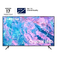 SAMSUNG 75 Inch CU7000 4K UHD Smart TV Crystal Processor 4K UA75CU7000KXXM